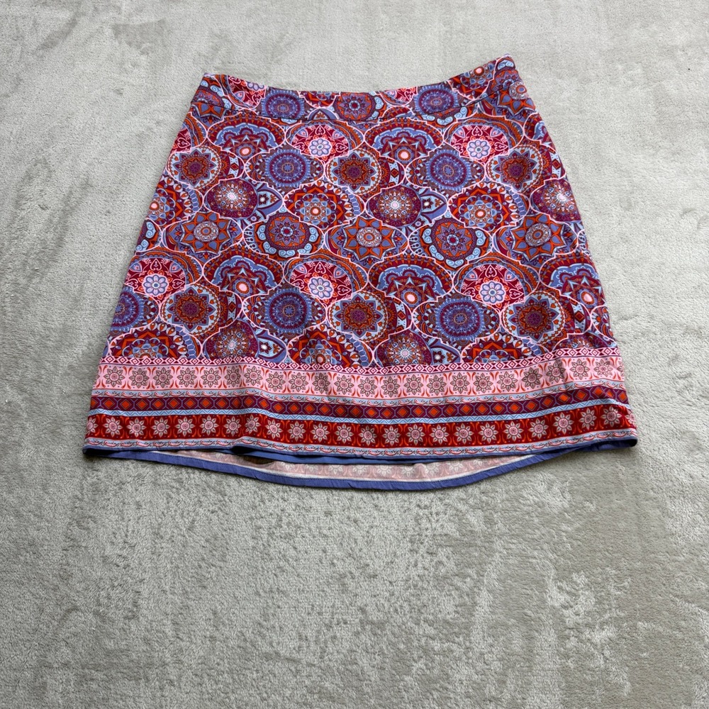 Magnolia Grace A-Line Skirt Women's Medium Mandala Colorful Boho Hippie Festival